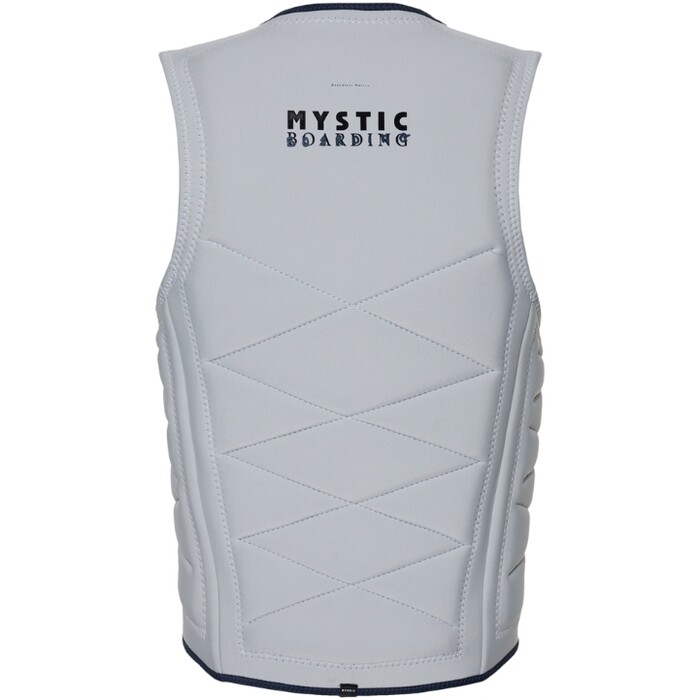 2024 Mystic Männer Outlaw Front Zip Wake Impact Vest 35005.240226 - Off White